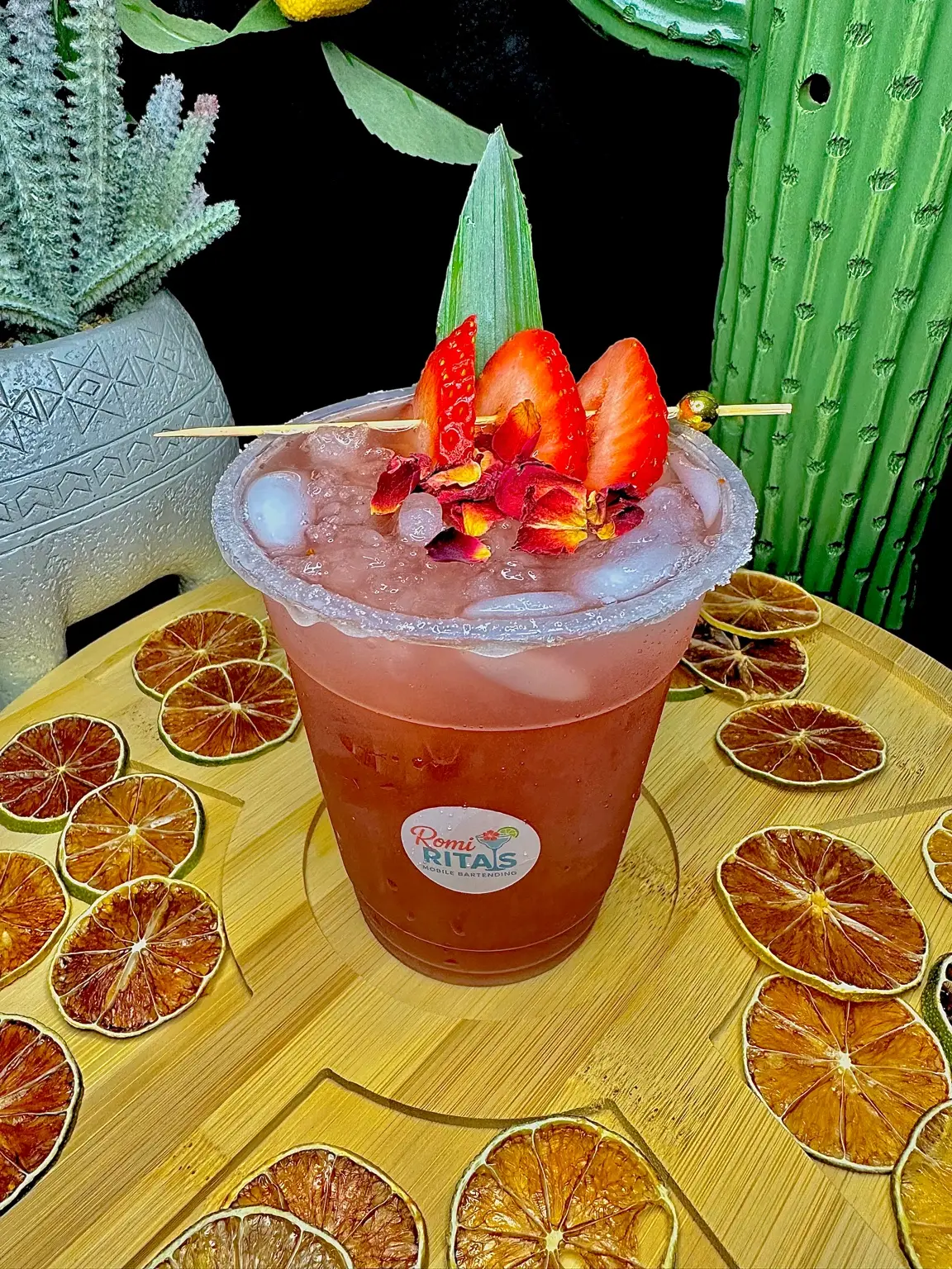 Strawberry SZN cocktail